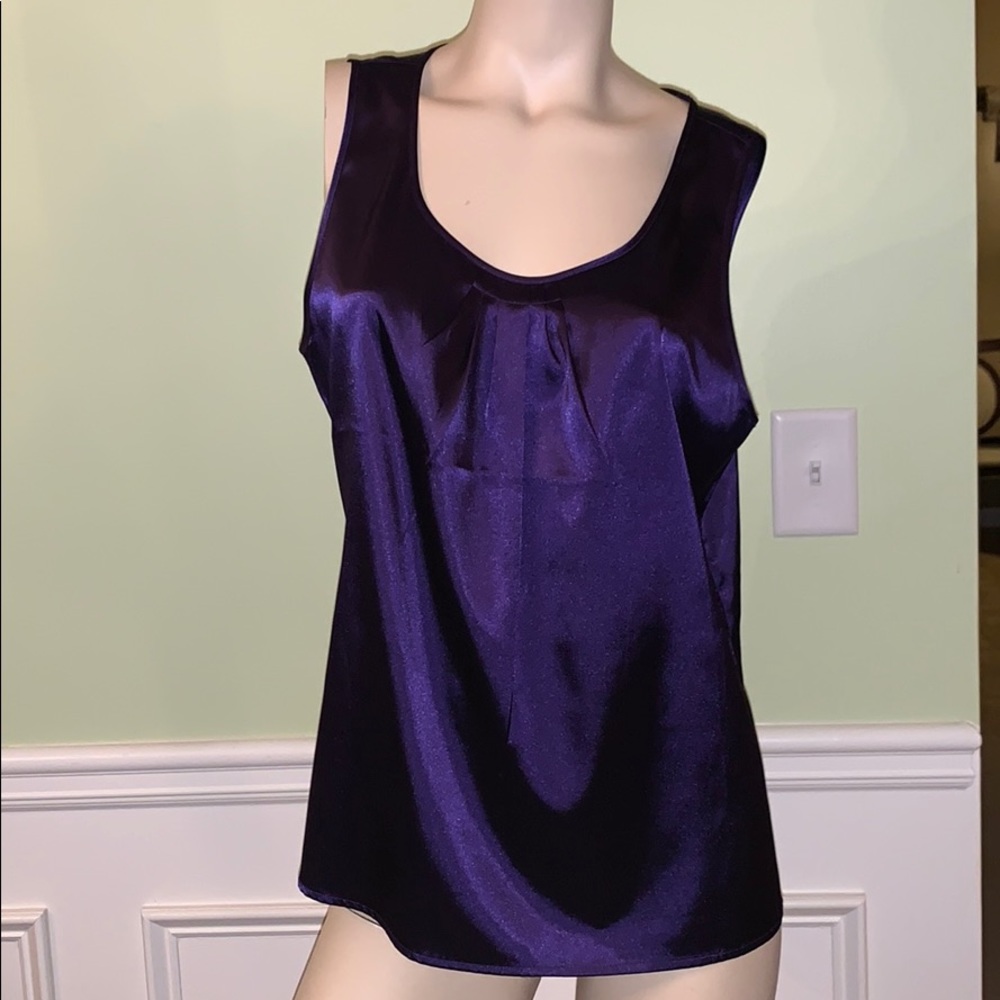Tha Beautiful Sleeveless Top Chico’s purple size M